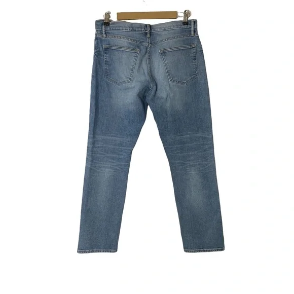 Distressed Gap Slim Coupe Étroite Denim Jeans 31 x 30 - Picture 2 of 5